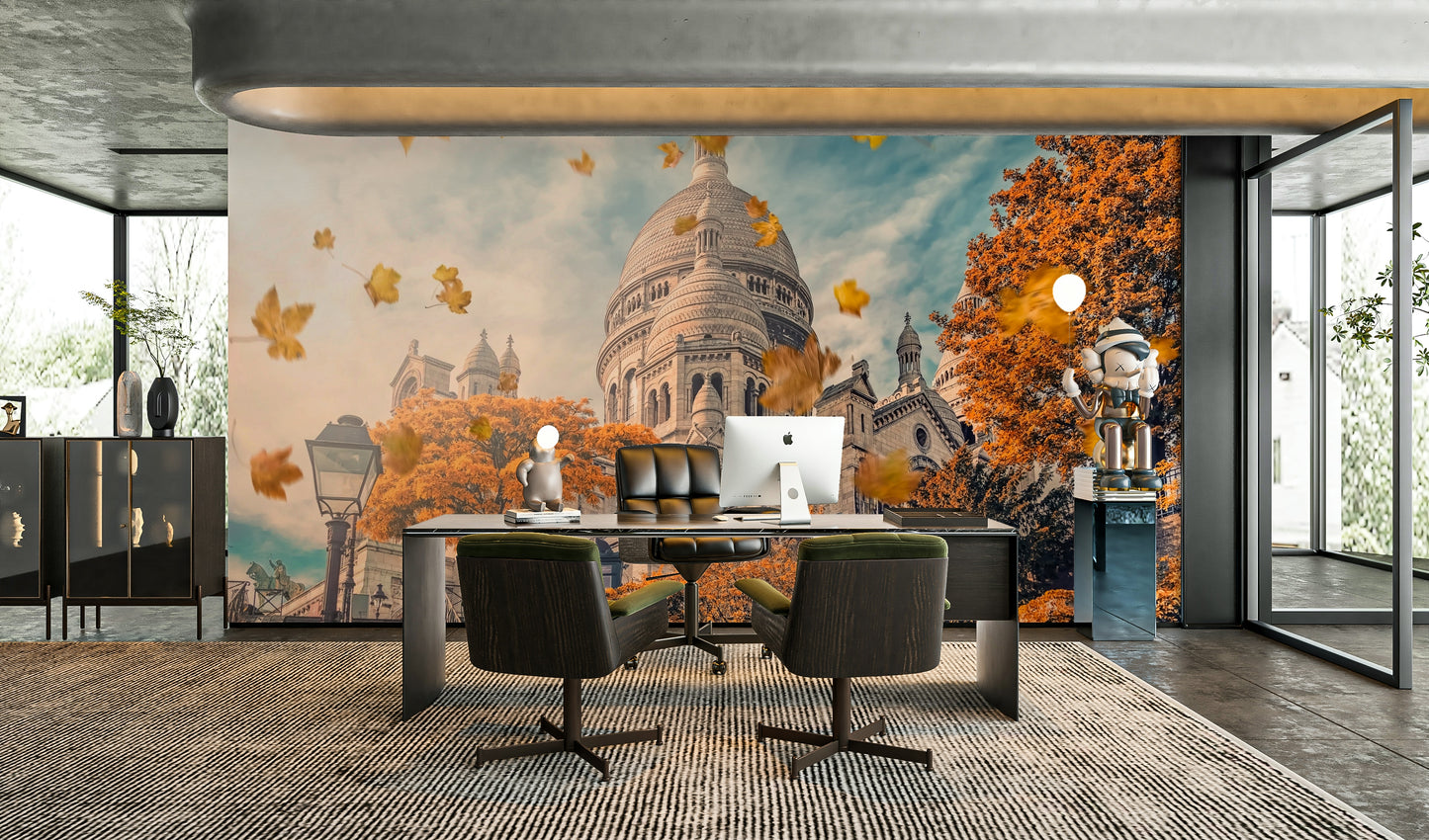 Montmartre Autumn Wall Mural