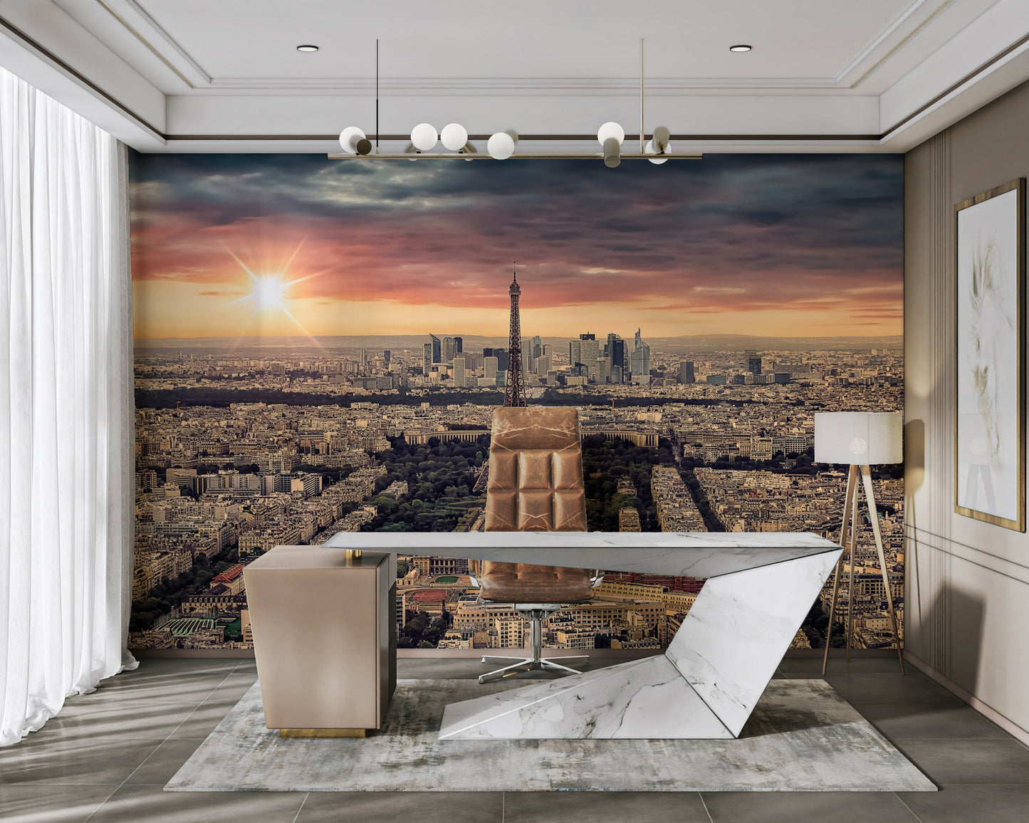 Parisian Dawn Wall Mural