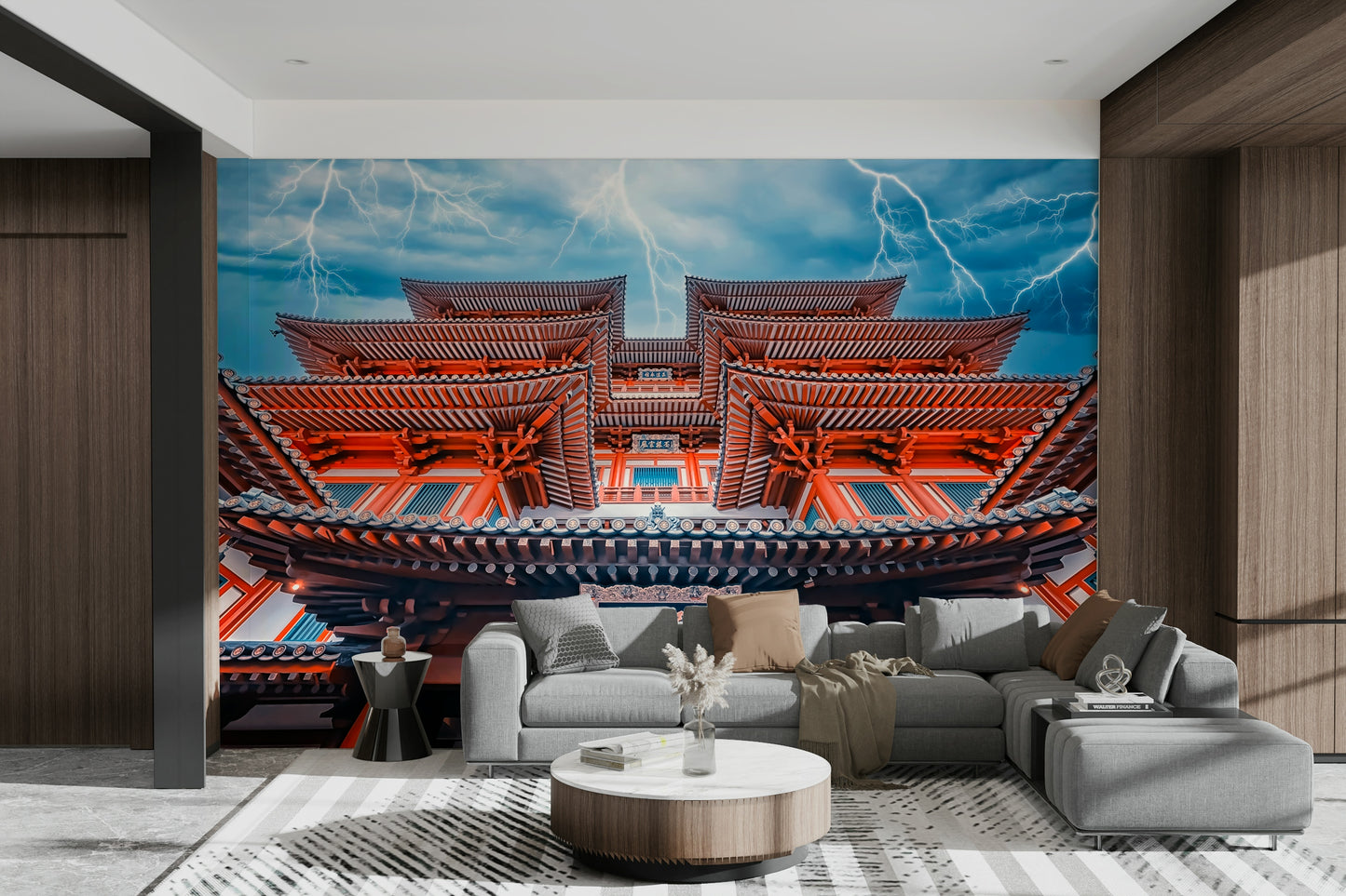 Temple of Thunder Wall Mural