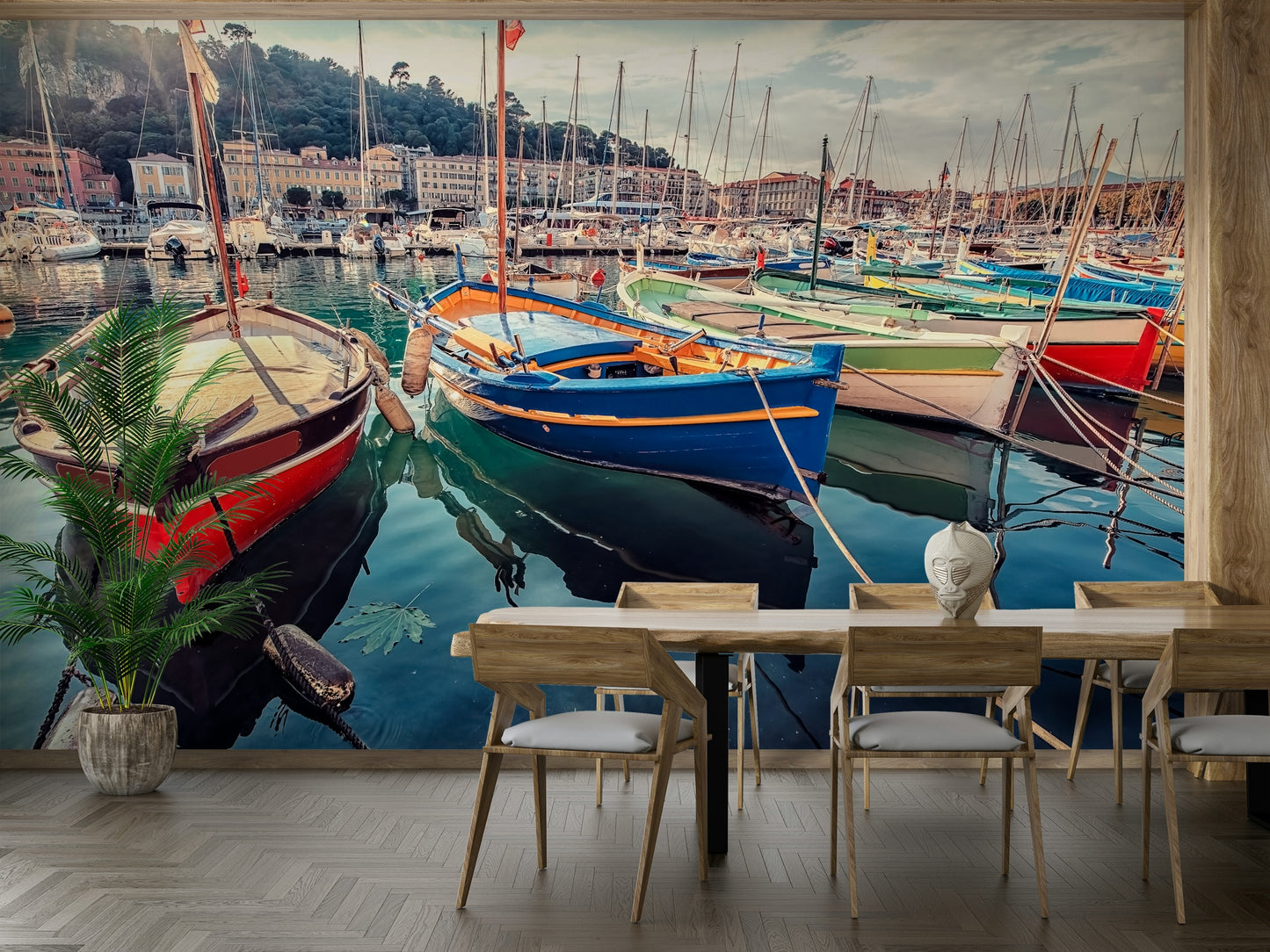 Harbor Hues Wall Mural