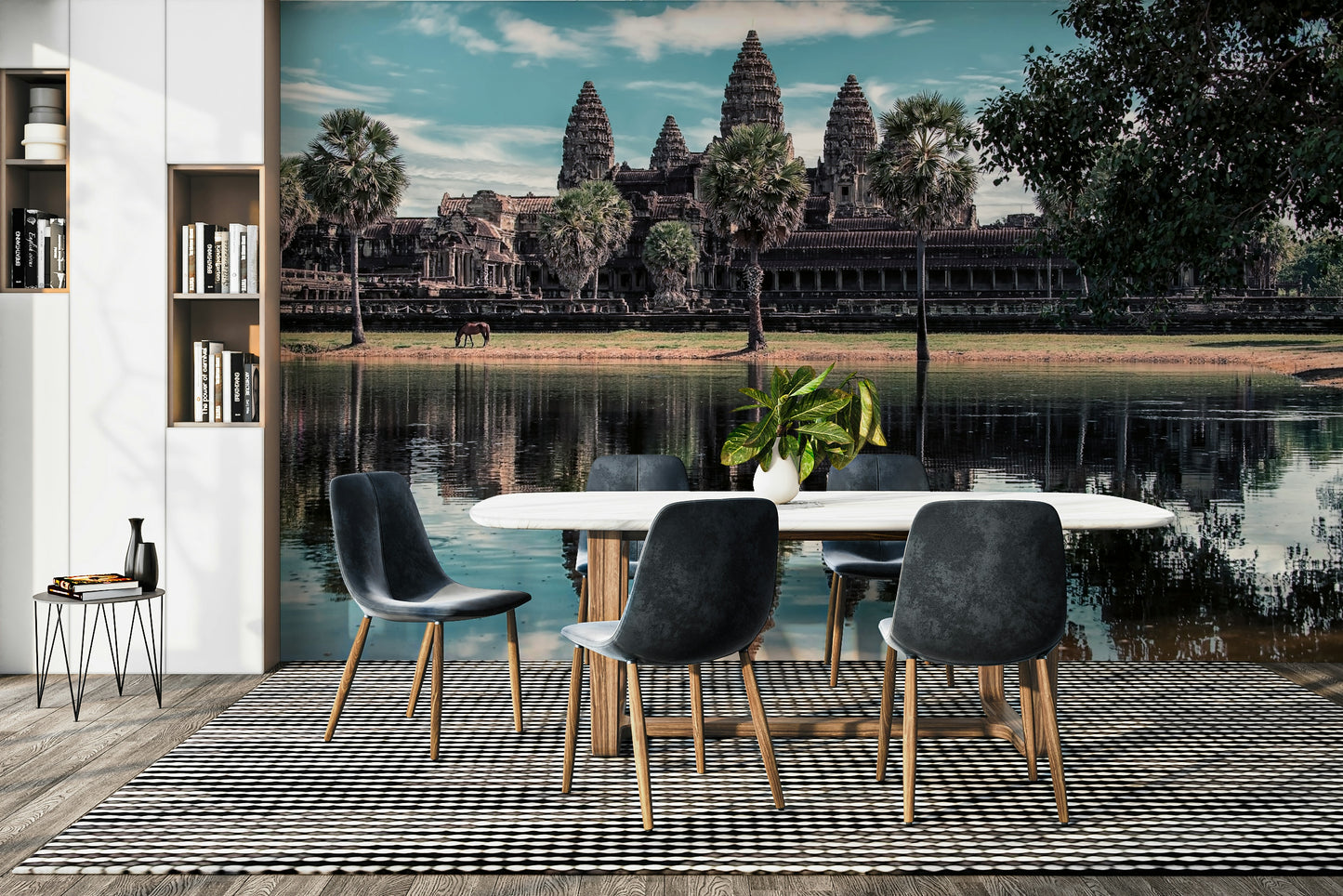 Angkor Wat Reflection Wall Mural