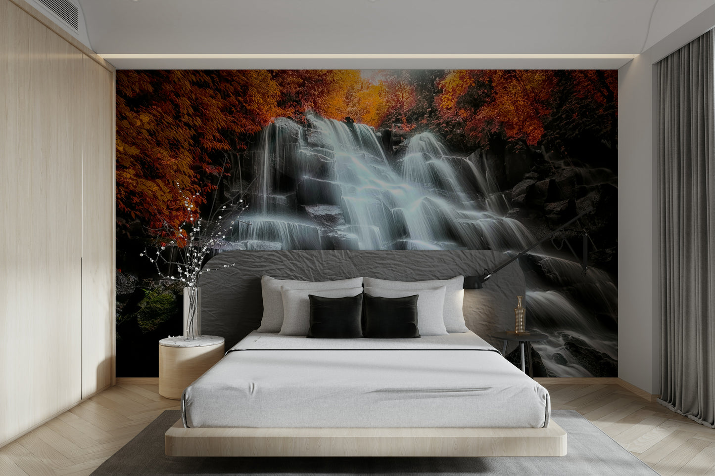 Autumn Cascade Wall Mural