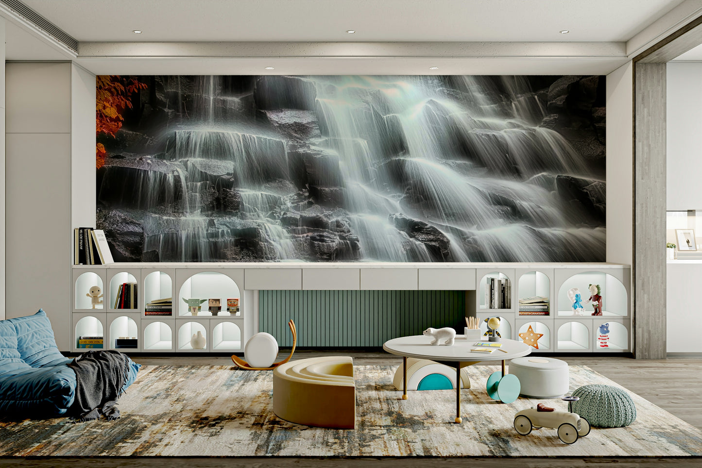 Autumn Cascade Wall Mural