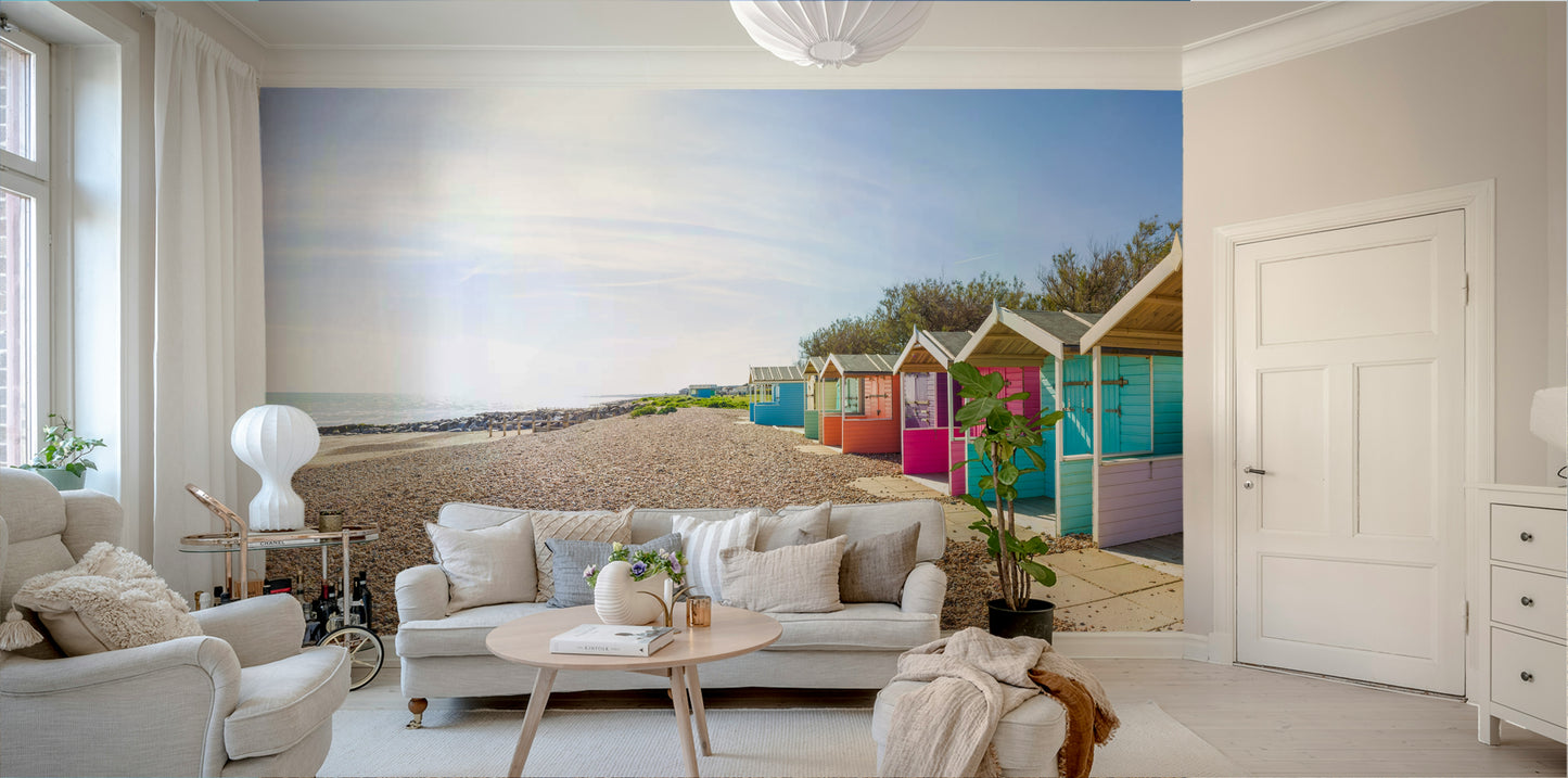 Coastal Cabins Wall Mural