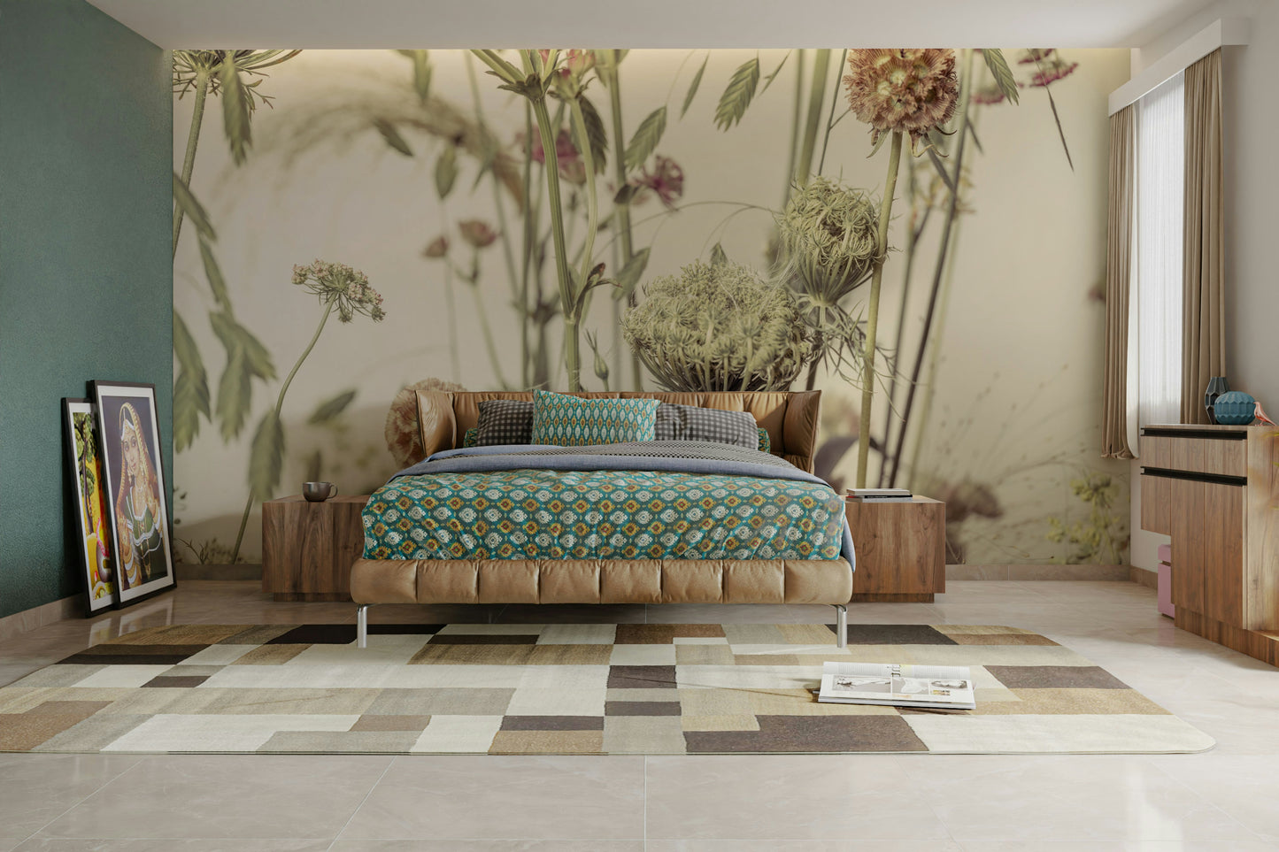 Wildflower Waltz Wall Mural