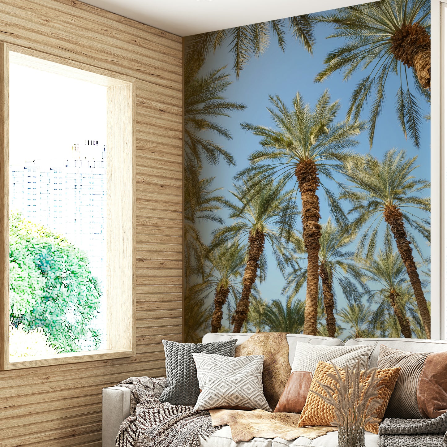 Keep Palm and carry on Wall Mural