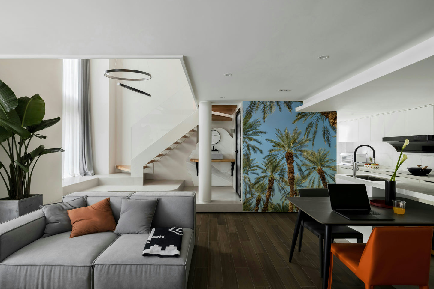 Keep Palm and carry on Wall Mural