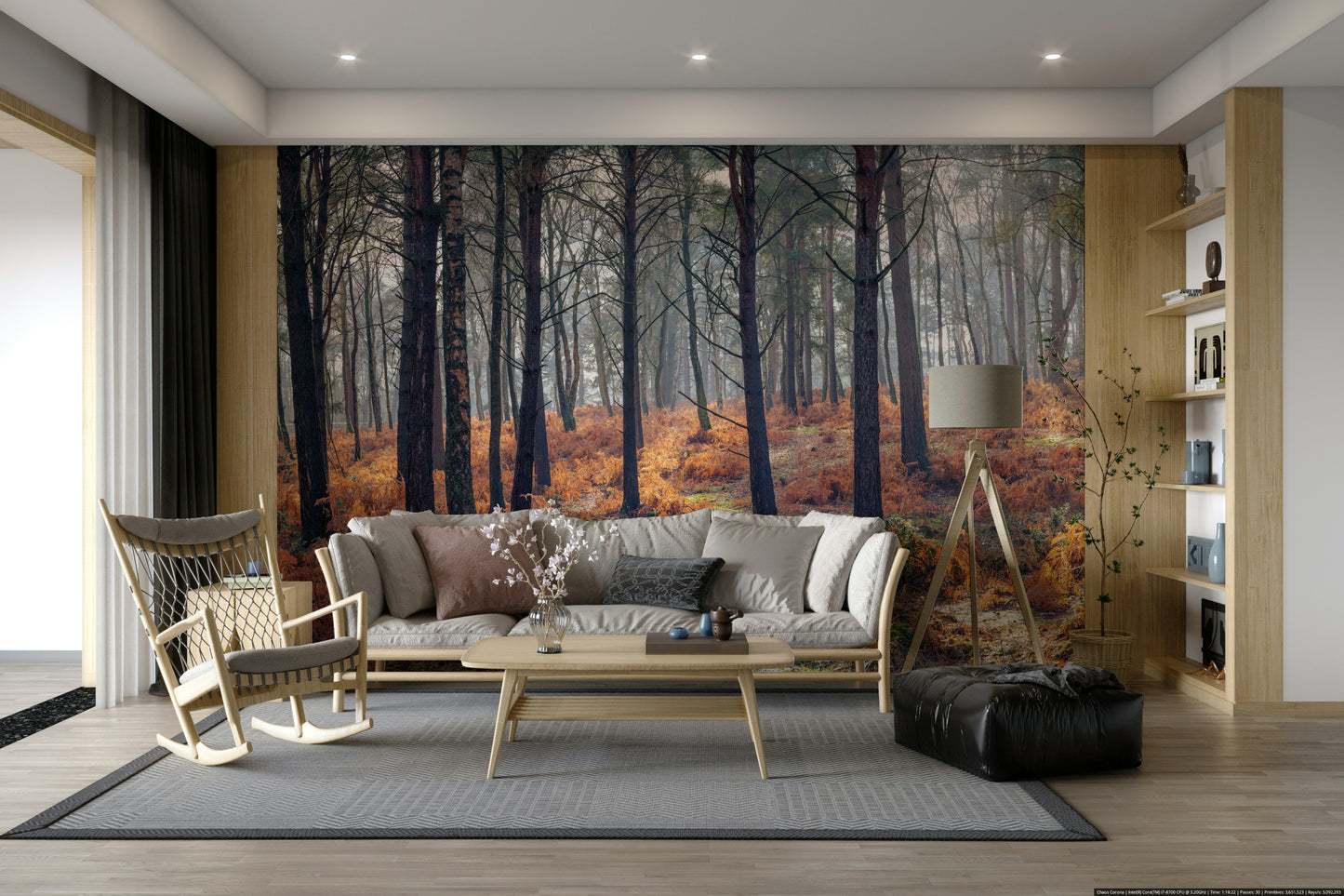 Woodland Whispers Wall Mural