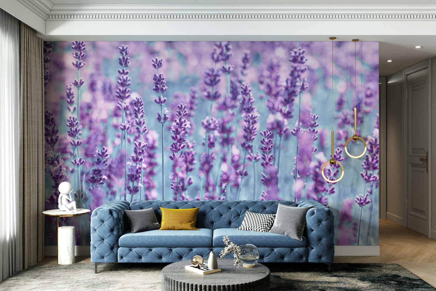 Lavender Dreamscape Wall Mural