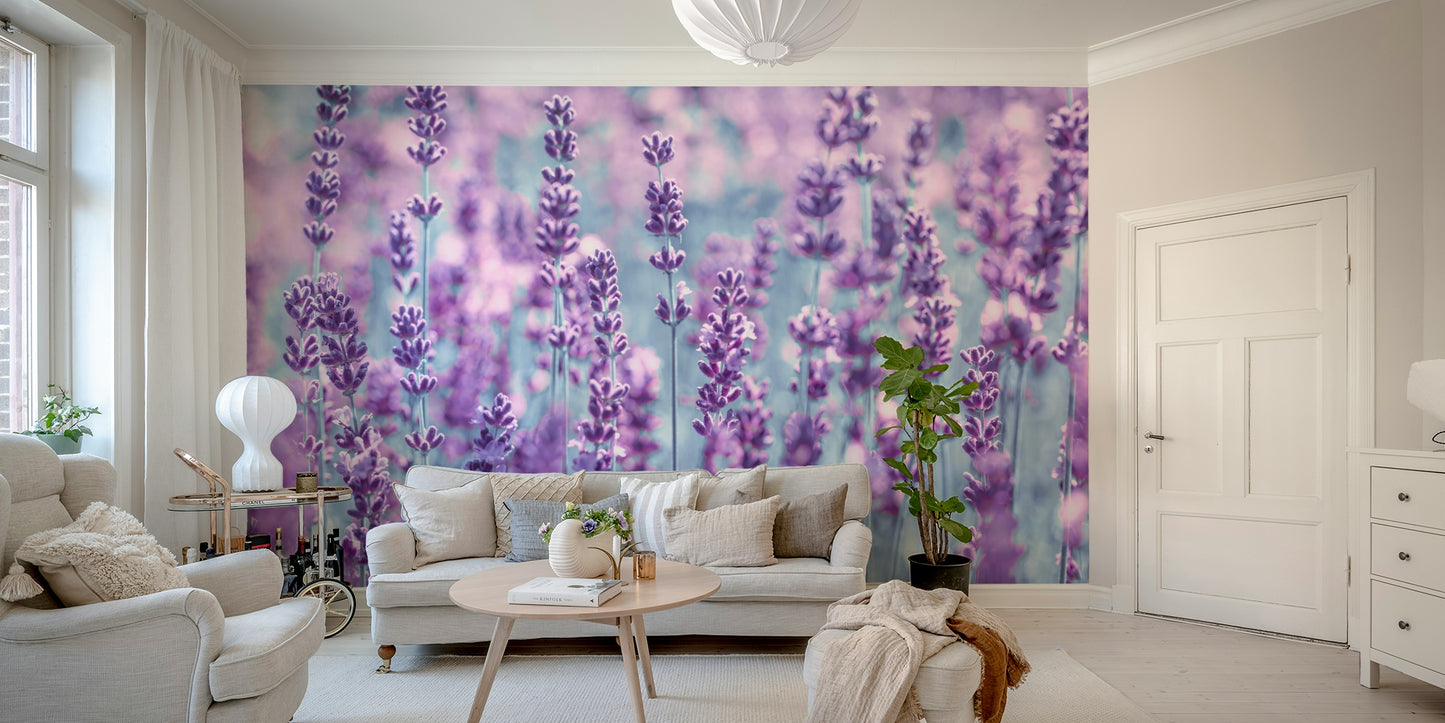 Lavender Dreamscape Wall Mural