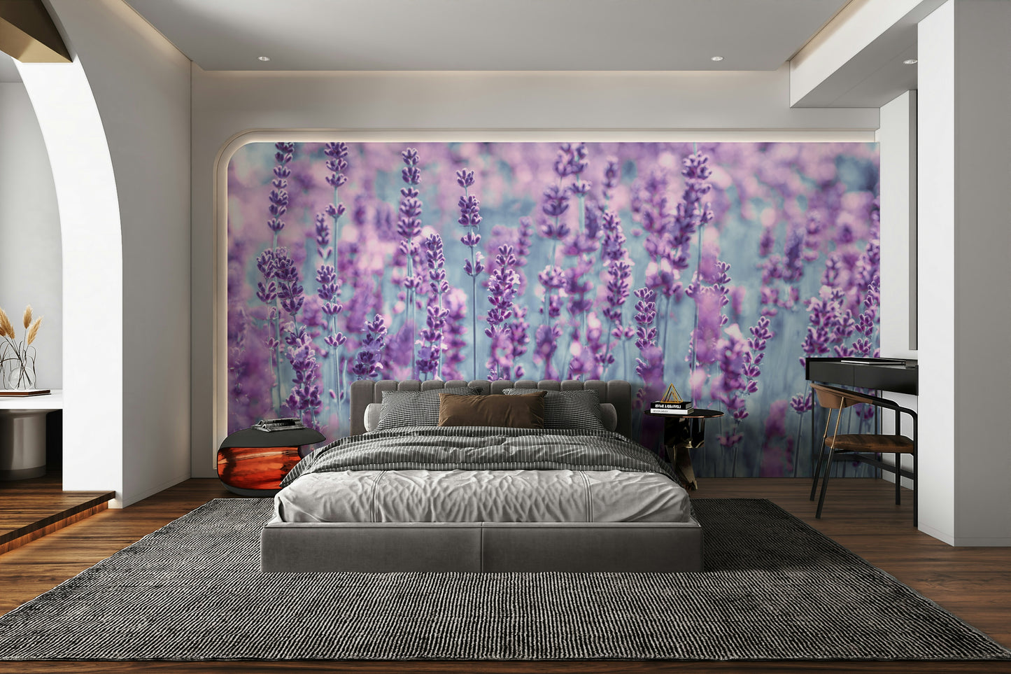 Lavender Dreamscape Wall Mural