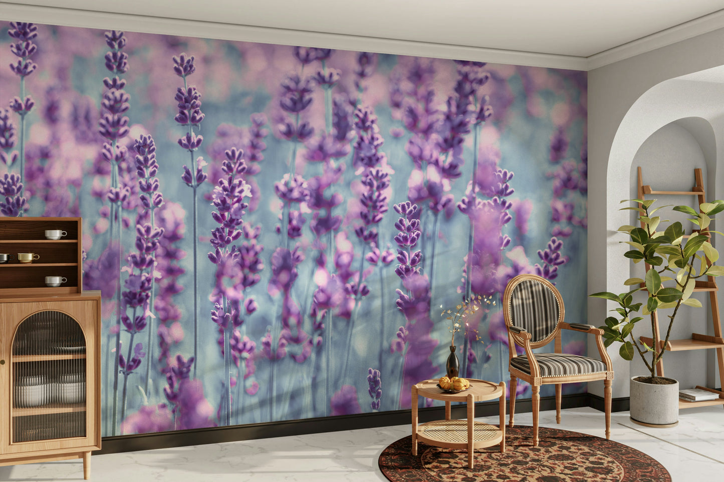 Lavender Dreamscape Wall Mural