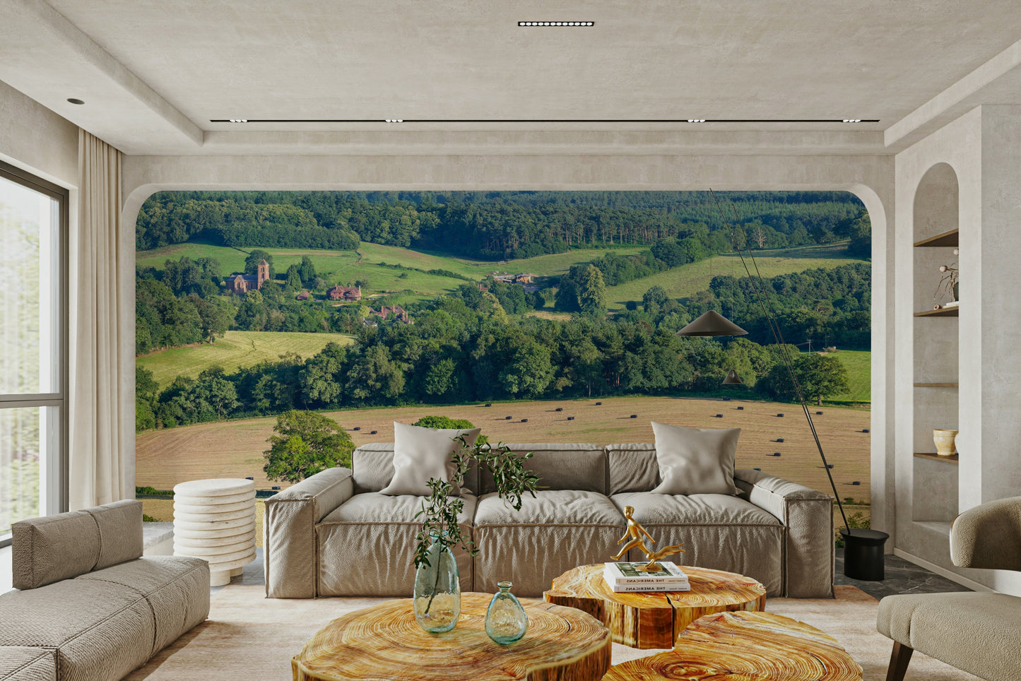 Rolling Hills Harmony Wall Mural