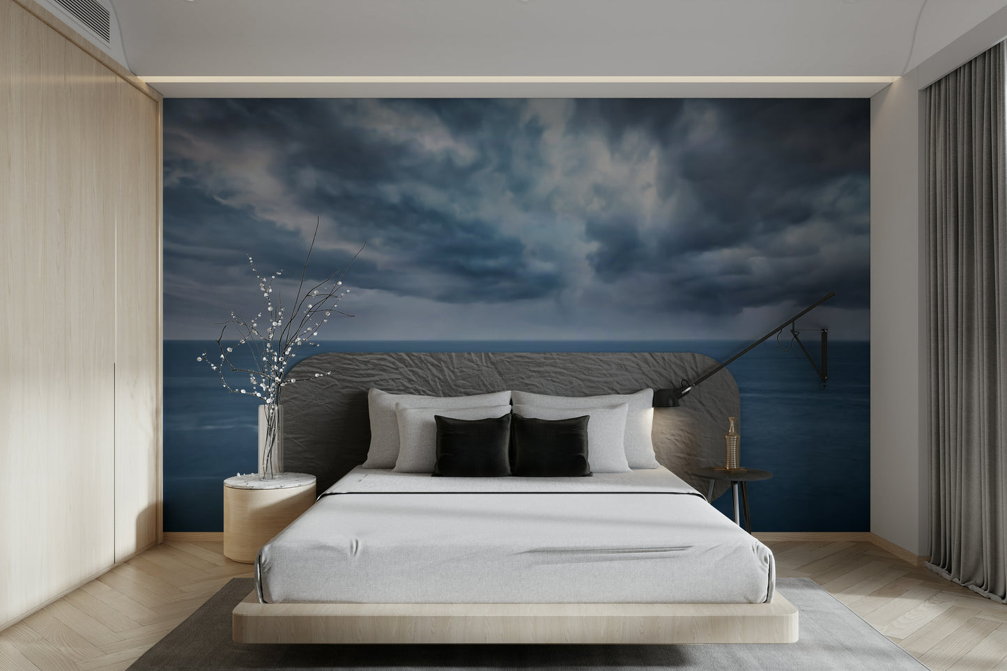 Moody Ocean Vista Wall Mural