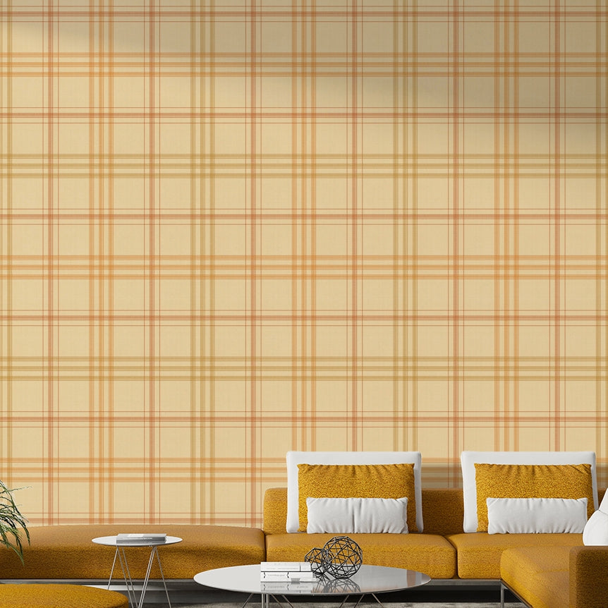 Harvest Plaid Autumnal Wallpaper⁠