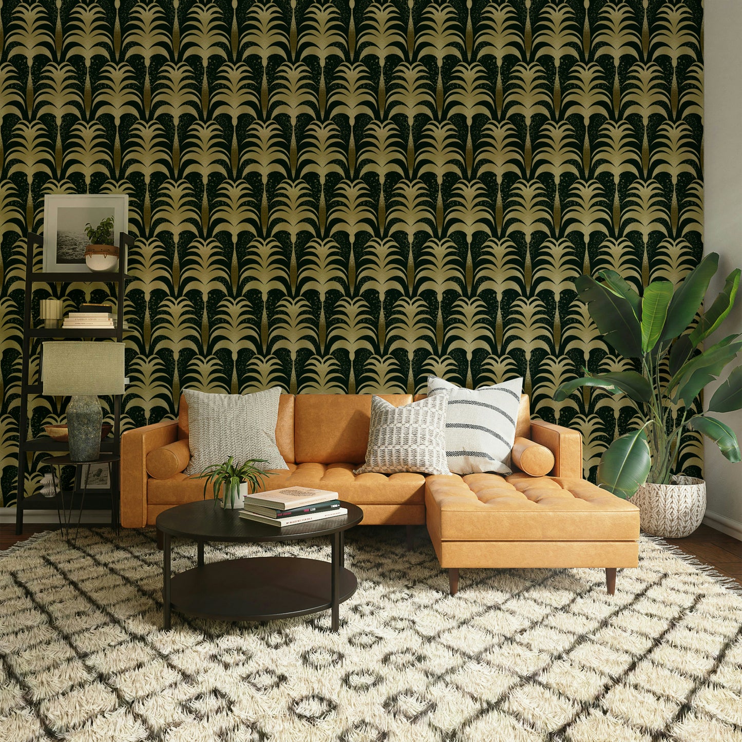 Vintage Palm Luxe Wallpaper⁠