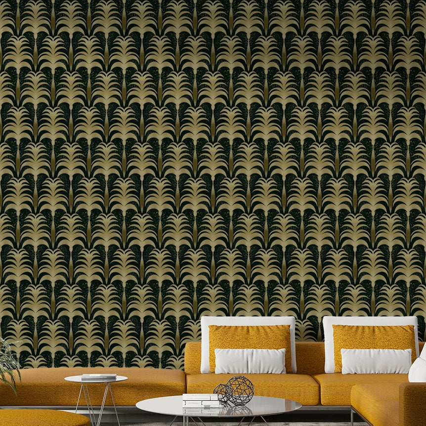 Vintage Palm Luxe Wallpaper⁠