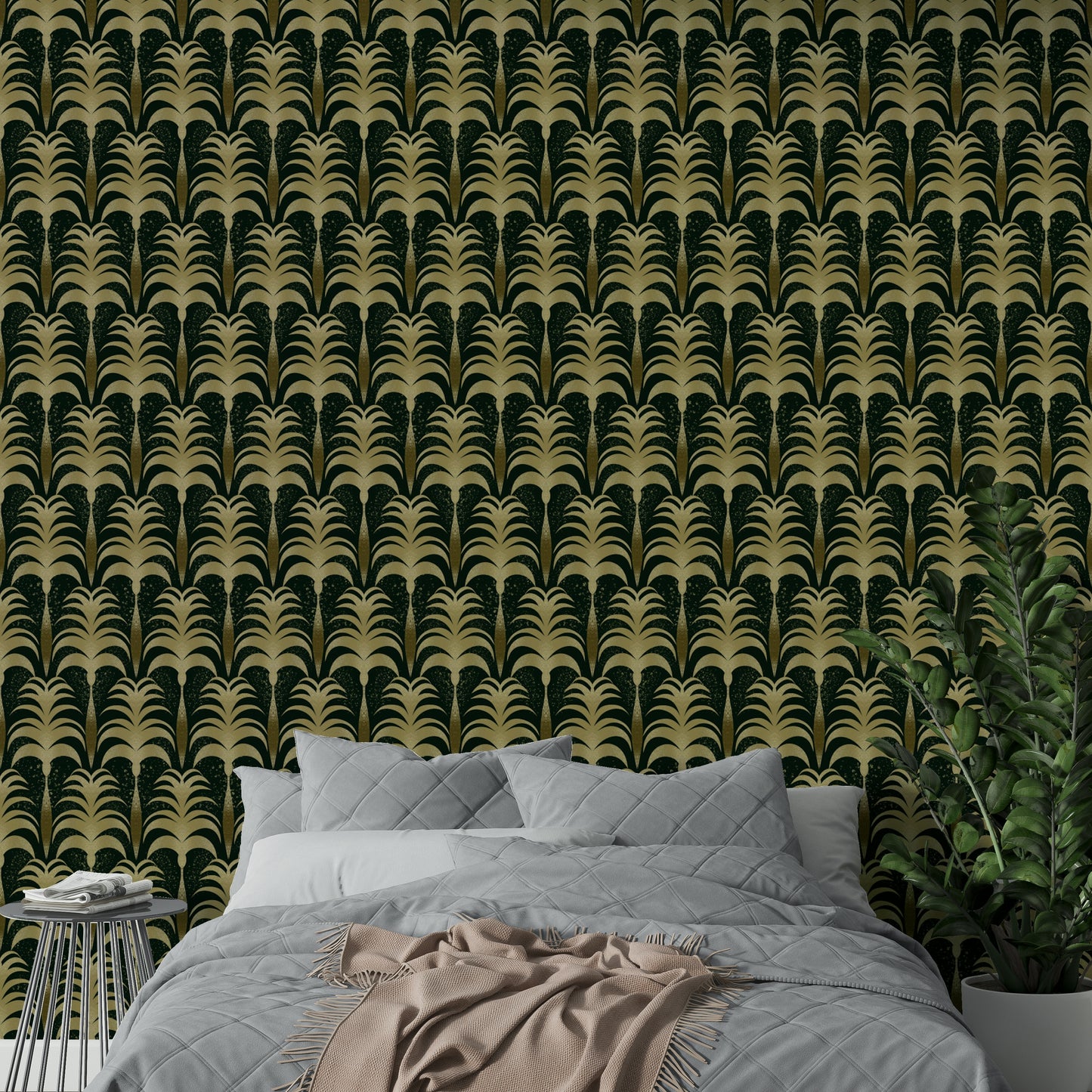 Vintage Palm Luxe Wallpaper⁠