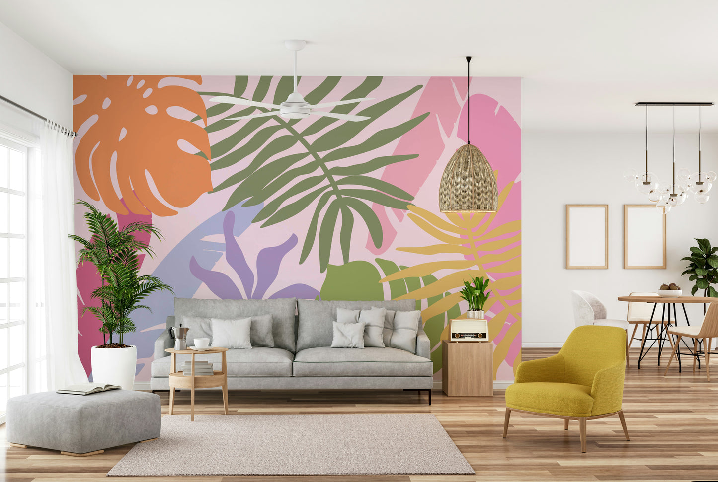 Tropical Hues Wall Mural