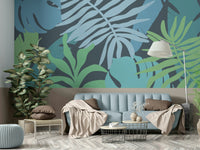 A classic jungle theme wallpaper for walls.

