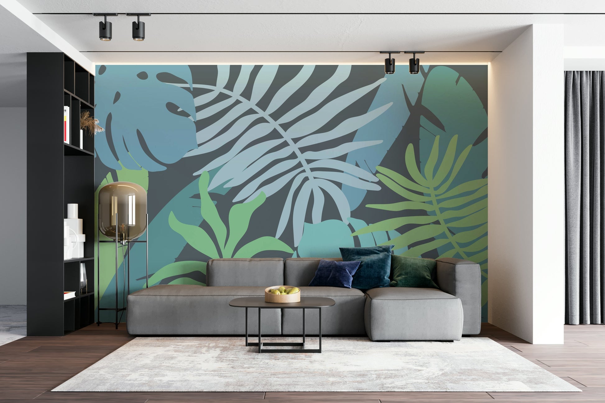 A serene lush jungle wall mural for your decor.

