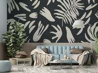 A serene subtle curve wall mural for your decor.

