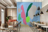 A contemplative dawn scene wallpaper mural for a feature wall.

