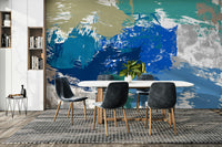 A beautiful abstract time texture wallpaper mural for a modern home.

