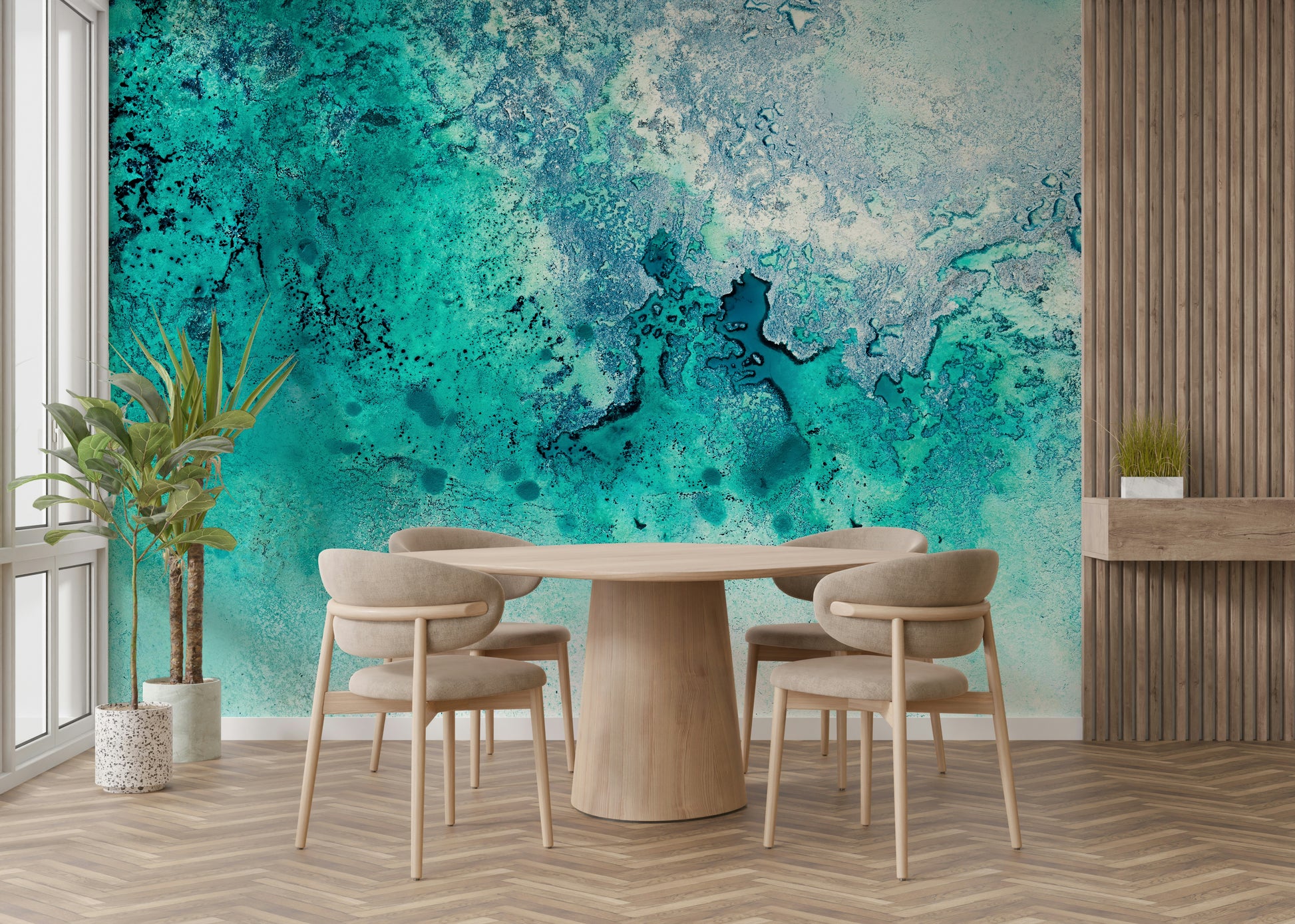A classic ocean view wallpaper for walls.

