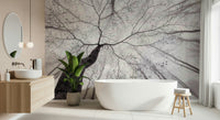 A classic forest theme wallpaper for walls.

