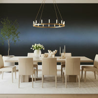 A classic misty forest wallpaper for walls.

