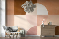 A classic geometric design wallpaper for walls.

