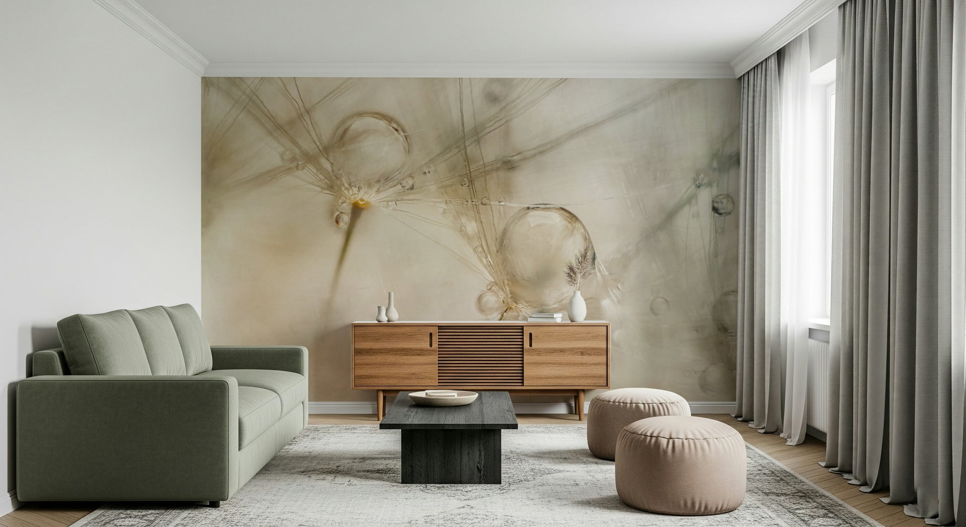 A classic abstract water wallpaper for walls.