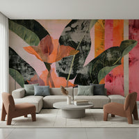 A classic botanical wallpaper for walls.