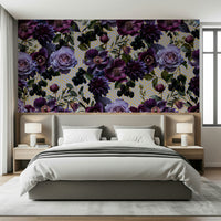 An artistic nature inspired mural for home decor.