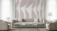 An artistic nature inspired mural for home decor.