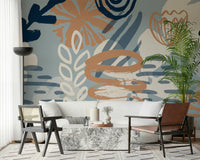 A classic abstract design wallpaper for walls.