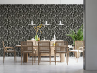 A classic abstract line wallpaper for walls.