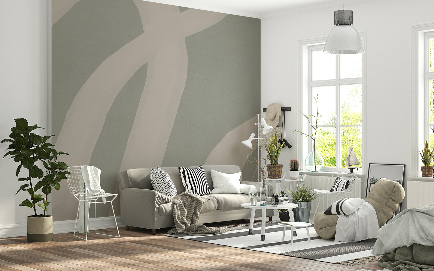 A classic abstract design wallpaper for walls.