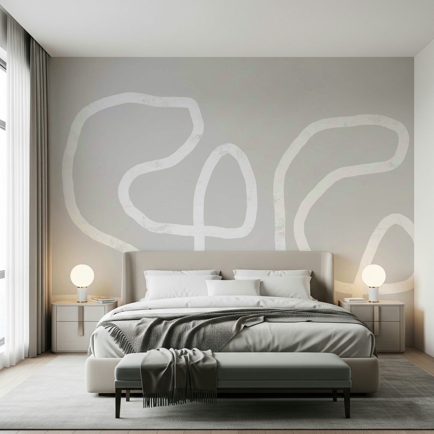 A classic abstract design wallpaper for walls.