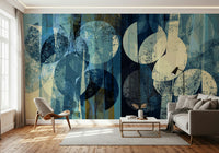 A classic abstract circle wallpaper for walls.