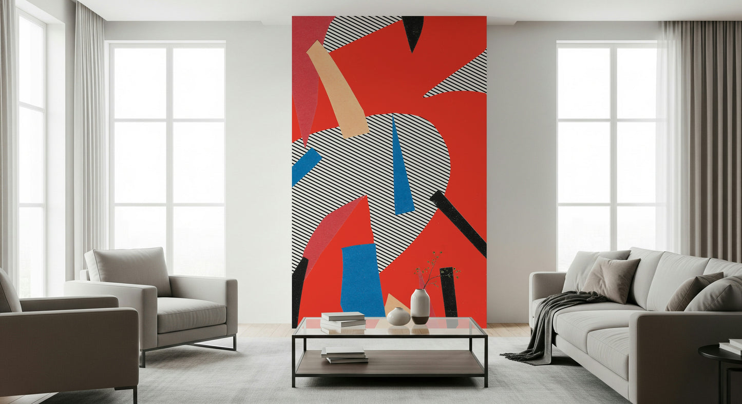 A classic abstract design wallpaper for walls.