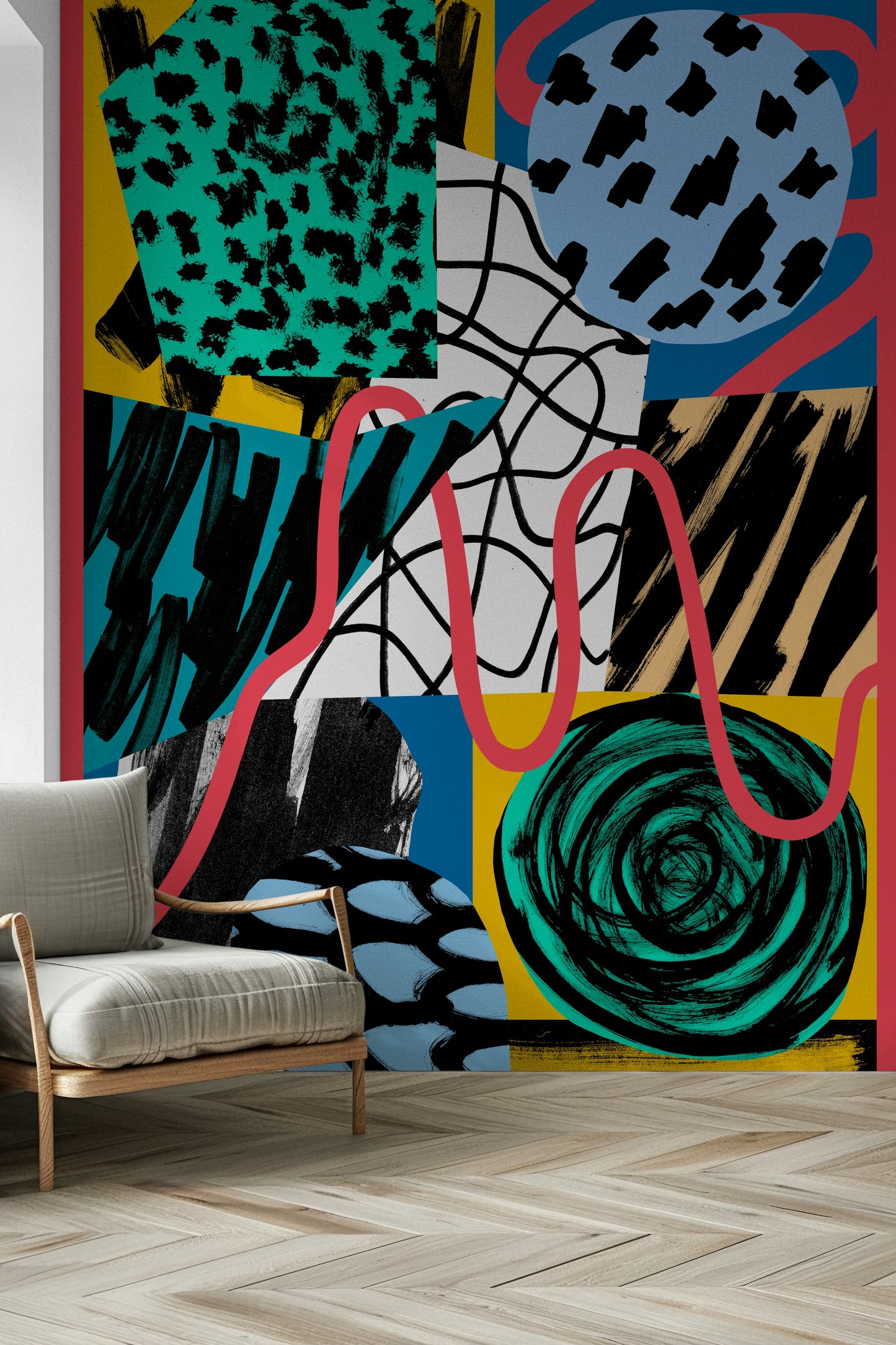 Telephaty Wall Mural