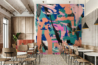 A classic abstract design wallpaper for walls.