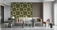An artistic nature inspired mural for home decor.