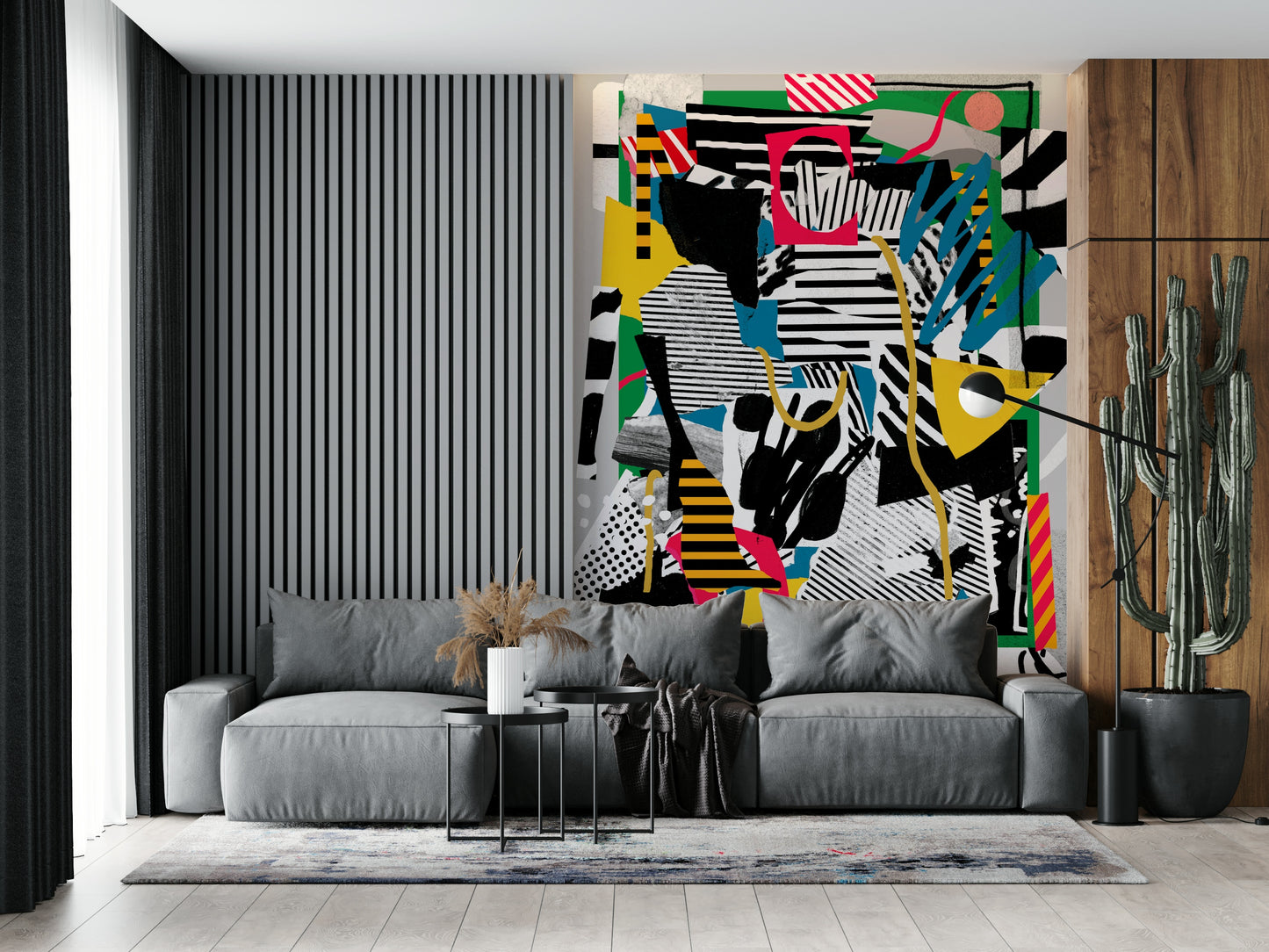 BR SOCCER Wall Mural abstract art 