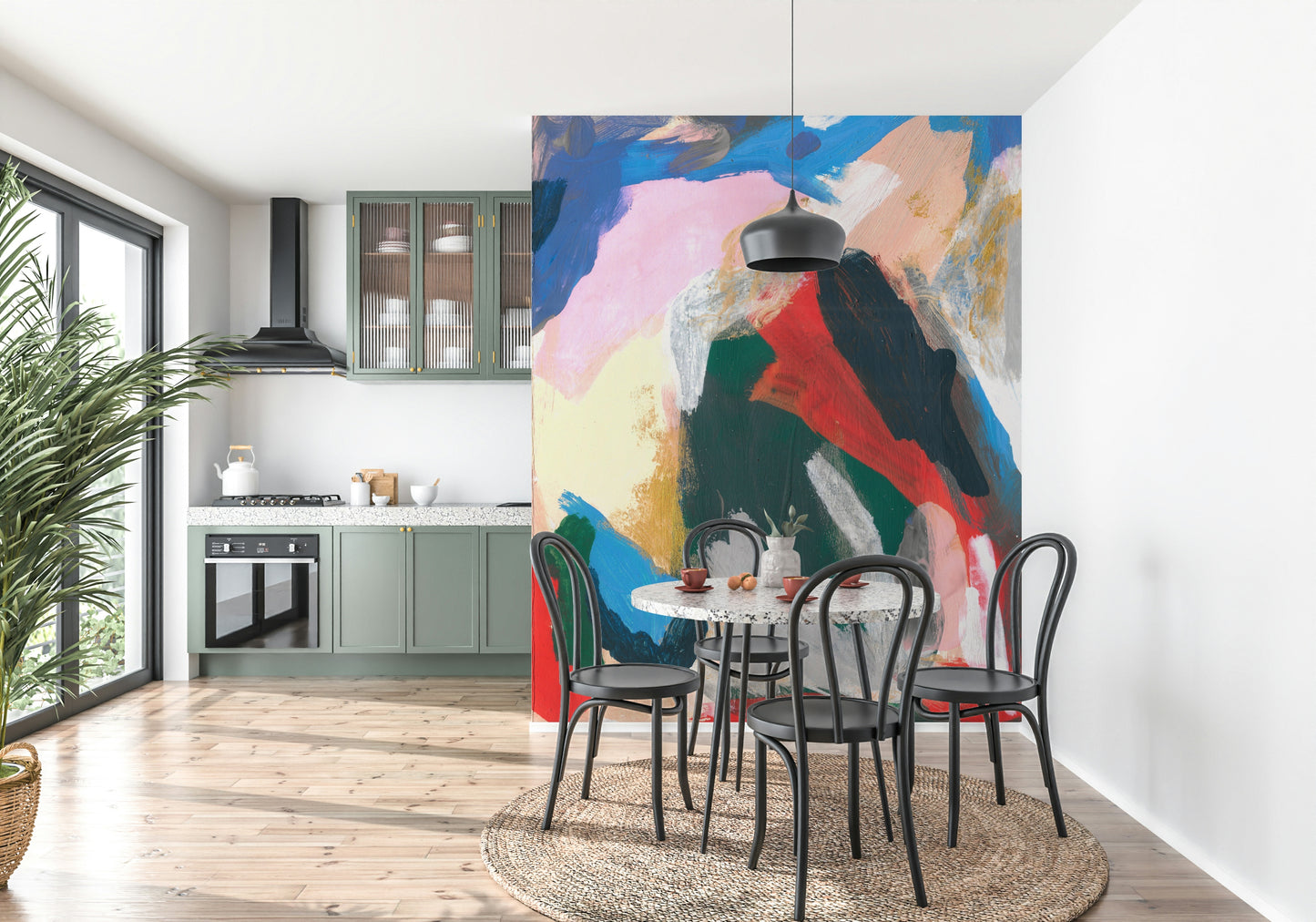 Chromatic Harmony Wall Mural