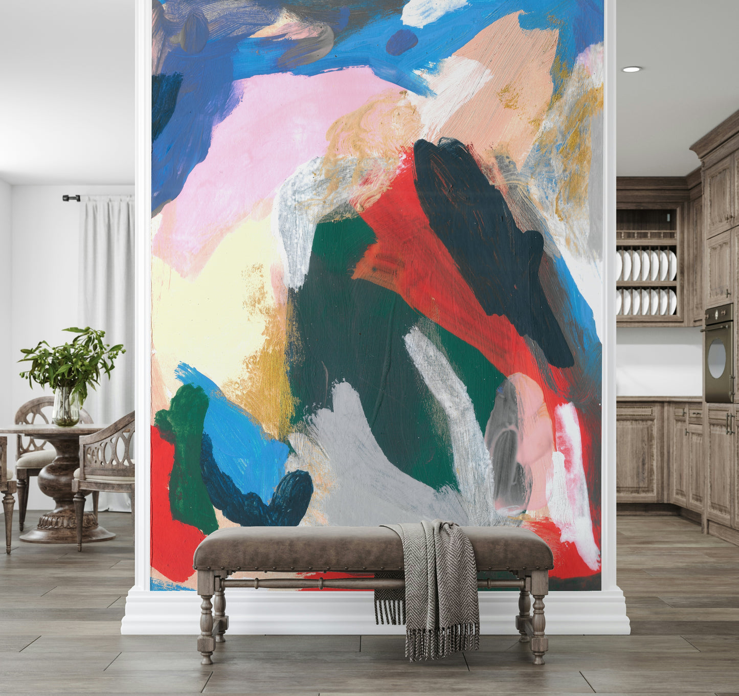 Chromatic Harmony Wall Mural