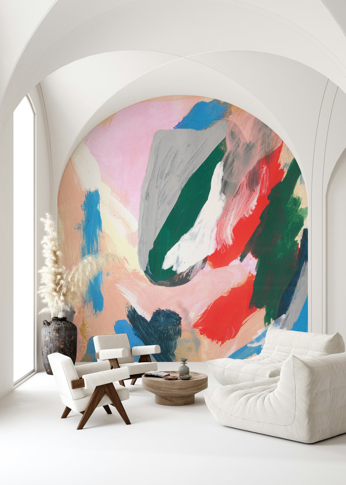 Fluid Forms Wall Mural