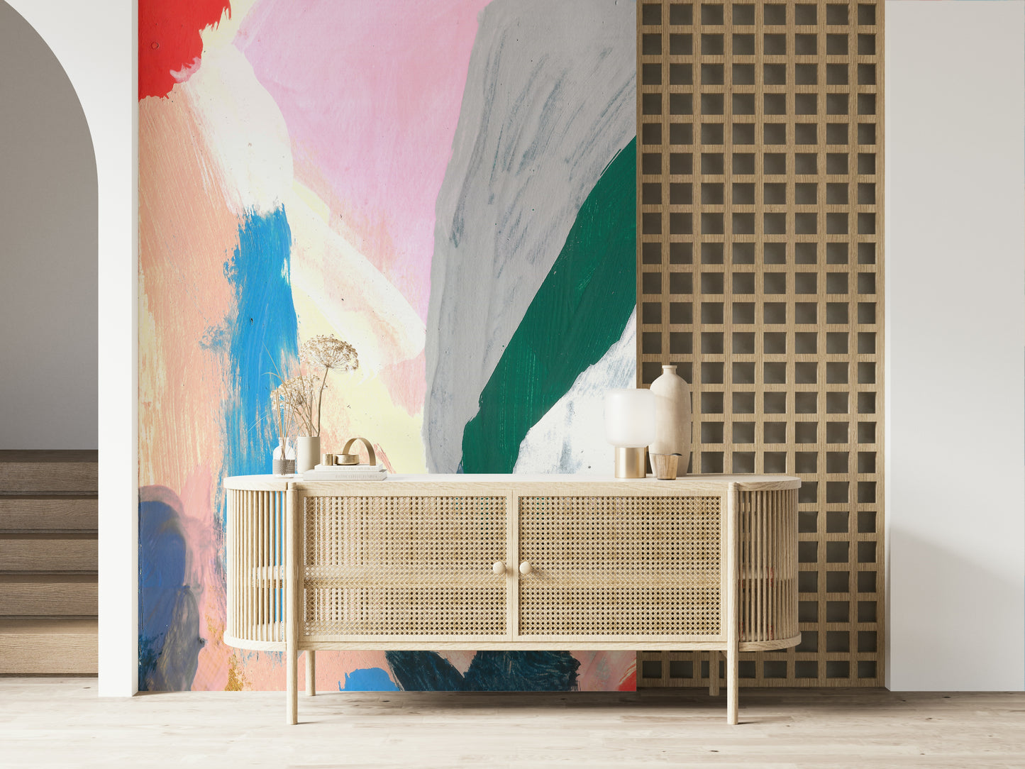 Fluid Forms Wall Mural